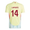 Officiële Voetbalshirt Spanje Aymeric Laporte 14 Uit EK 2024 - Heren